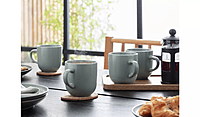 Habitat Matte Mug 4Pk Green Habitat Matte Mug 4Pk Green