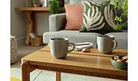 Habitat Matte Mug 4Pk Grey Habitat Matte Mug 4Pk Grey
