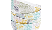 Habitat Floral Decal 12Pc Dinner Set Habitat Floral Decal 12Pc Dinner Set