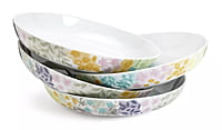 Habitat Floral Decal Pasta Bowl 4pc
