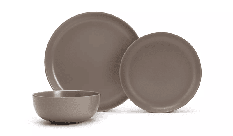 Habitat Matte 12Pc Dinner Set Mushroom Habitat Matte 12Pc Dinner Set Mushroom