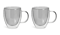 Habitat Grey Double Walled Coffeecup 2Pk Habitat Grey Double Walled Coffeecup 2Pk