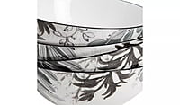 Habitat Monochrome Decal 12Pc Dinner Set Habitat Monochrome Decal 12Pc Dinner Set