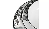Habitat Monochrome Decal 12Pc Dinner Set Habitat Monochrome Decal 12Pc Dinner Set