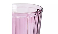 Habitat Plum Pressed Wine Glass 4Pk Habitat Plum Pressed Wine Glass 4Pk