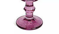 Habitat Plum Pressed Champagne Glass 4 Habitat Plum Pressed Champagne Glass 4
