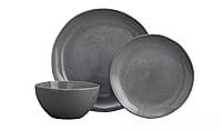 Habitat Grey Reactive 12Pc Dinner Set Habitat Grey Reactive 12Pc Dinner Set