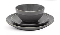 Habitat Grey Reactive 12Pc Dinner Set Habitat Grey Reactive 12Pc Dinner Set