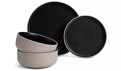 Habitat Matte Raw Edge 12Pc Dinner Set