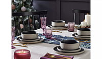 Habitat Matte Raw Edge 12Pc Dinner Set Habitat Matte Raw Edge 12Pc Dinner Set
