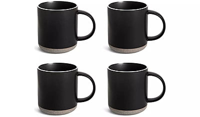 Habitat Matte Raw Edge Mug 4Pk