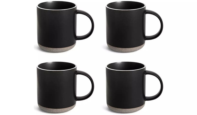Habitat Matte Raw Edge Mug 4Pk Habitat Matte Raw Edge Mug 4Pk