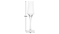 Habitat Sahara Clear Prosecco Glass 4Pk Habitat Sahara Clear Prosecco Glass 4Pk