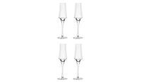 Habitat Sahara Clear Prosecco Glass 4Pk Habitat Sahara Clear Prosecco Glass 4Pk