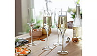 Habitat Sahara Clear Prosecco Glass 4Pk Habitat Sahara Clear Prosecco Glass 4Pk