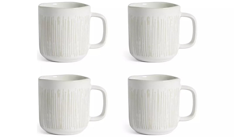 Habitat Wax Resist 4Pk Mug Habitat Wax Resist 4Pk Mug