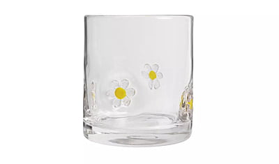 Daisy Glass Tumbler