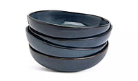 Habitat Navy Reactive 4Pk Pasta Bowls Habitat Navy Reactive 4Pk Pasta Bowls