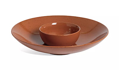 Habitat Gloss Speckle Chip And Dip Bowl