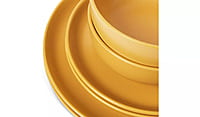 Habitat Matte Dinner Set 12Pc Mustard Habitat Matte Dinner Set 12Pc Mustard