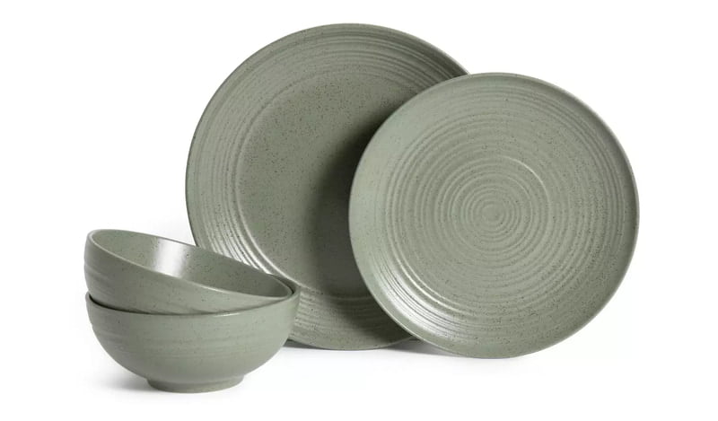 Habitat Textured Ripple 12Pc Dinnerset Habitat Textured Ripple 12Pc Dinnerset