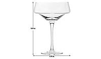 Habitat Sahara Clear Champagne Coupe 4Pk Habitat Sahara Clear Champagne Coupe 4Pk