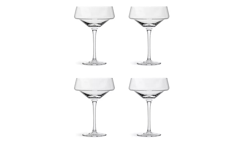 Habitat Sahara Clear Champagne Coupe 4Pk Habitat Sahara Clear Champagne Coupe 4Pk
