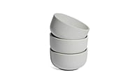 Habitat Matte Nibble Bowl 3Pk Grey Habitat Matte Nibble Bowl 3Pk Grey