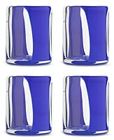 Habitat Mediterranean Tumbler 4Pk Blue Habitat Mediterranean Tumbler 4Pk Blue