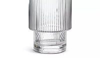 Habitat Clear Ribbed Hi Ball 4Pk Habitat Clear Ribbed Hi Ball 4Pk