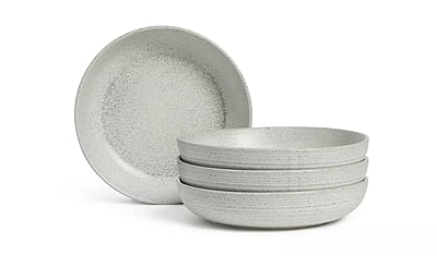 Habitat Textured Ripple Pasta 4Pk Chalk