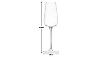 Habitat Apple Champagne Flute 4Pk Habitat Apple Champagne Flute 4Pk
