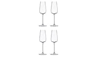 Habitat Apple Champagne Flute 4Pk Habitat Apple Champagne Flute 4Pk
