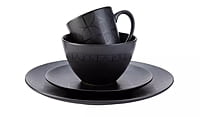 Home Black Geo 16Pc Dinnerset Home Black Geo 16Pc Dinnerset