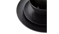 Home Black Geo 16Pc Dinnerset Home Black Geo 16Pc Dinnerset