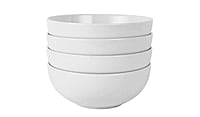 Ah White Porcelain Cereal Bowl 4Pk Ah White Porcelain Cereal Bowl 4Pk