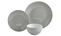Ah Grey Stoneware 12Pc Dinner Set Ah Grey Stoneware 12Pc Dinner Set