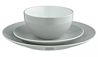 Ah Grey Stoneware 12Pc Dinner Set Ah Grey Stoneware 12Pc Dinner Set