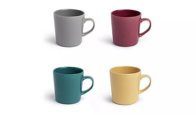 Habitat Colour Glaze Mugs 4Pk