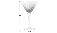 Habitat Japonica Martini Glass 4Pk Habitat Japonica Martini Glass 4Pk