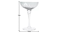Habitat Japonica Champagne Coupe 4Pk Habitat Japonica Champagne Coupe 4Pk