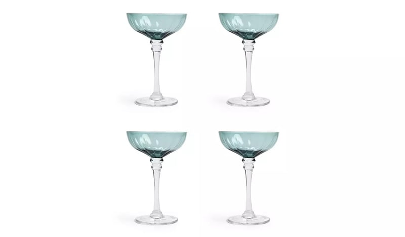 Habitat Japonica Champagne Coupe 4Pk Habitat Japonica Champagne Coupe 4Pk