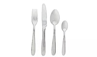 Habitat Hammered Cutlery 16Pc Set Habitat Hammered Cutlery 16Pc Set
