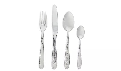 Habitat Hammered Cutlery 16Pc Set