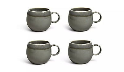 Habitat Evora Green Mug 4Pk