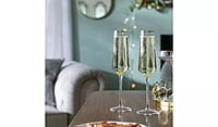 Habitat Gold Rim Prosecco Flute 4Pk Habitat Gold Rim Prosecco Flute 4Pk