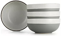 Habitat Grey Speckle Cereal Bowl 4Pk Habitat Grey Speckle Cereal Bowl 4Pk