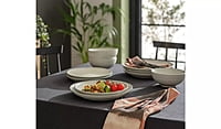 Habitat Textured Ripple 12Pc Chalk Habitat Textured Ripple 12Pc Chalk