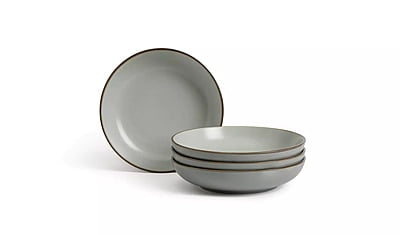 Habitat Grey Speckle Pasta Bowl 4Pk