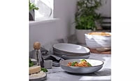 Habitat Grey Speckle Pasta Bowl 4Pk Habitat Grey Speckle Pasta Bowl 4Pk